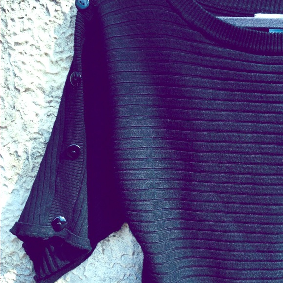 Top Black New York & Co. Short Sleeve - Picture 1 of 7